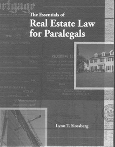 Essentials Of Real Estate Law For Paralegals
