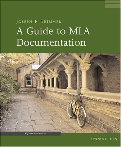 Guide To Mla Documentation