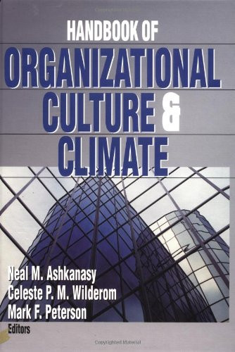 Handbook Of Organizational Culture And Climate