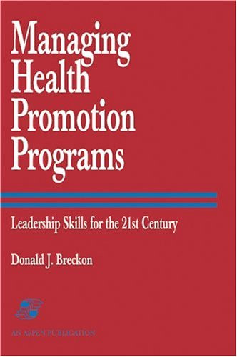 Managing Health Promotion Programs