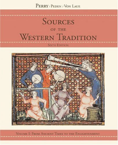 Sources Of The Western Tradition Volume 1