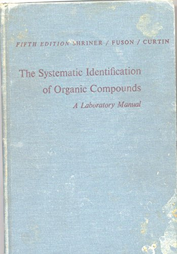 Systematic Identification Of Organic Compounds