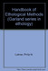 Handbook Of Ethological Methods