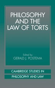 Philosophy And The Law Of Torts