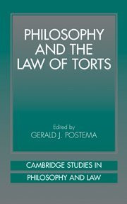 Philosophy And The Law Of Torts
