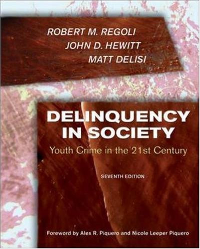 Delinquency In Society