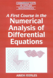 First Course In The Numerical Analysis Of Differential Equations