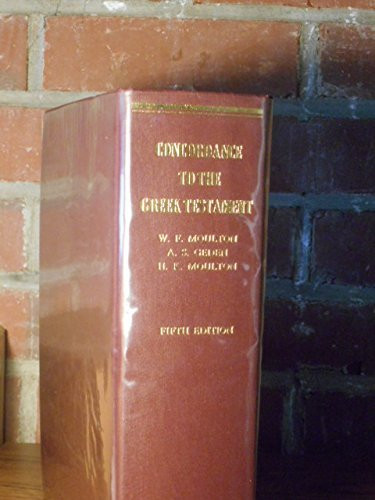 Concordance To The Greek Testament