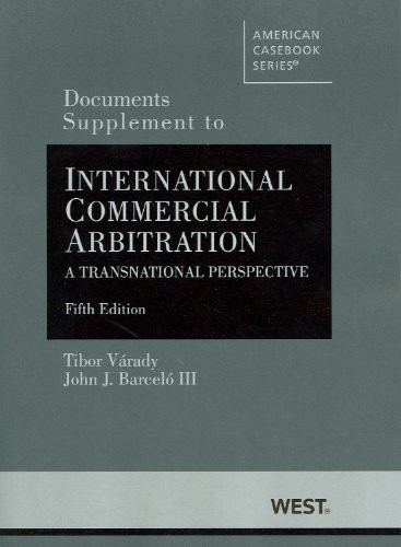 International Commercial Arbitration A Transnational