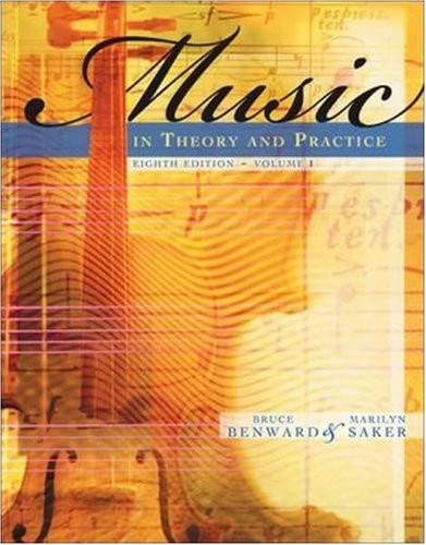 Music In Theory And Practice Volume 1