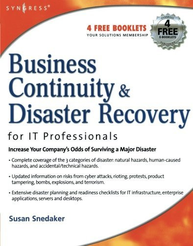 Business Continuity And Disaster Recovery Planning For It Professionals