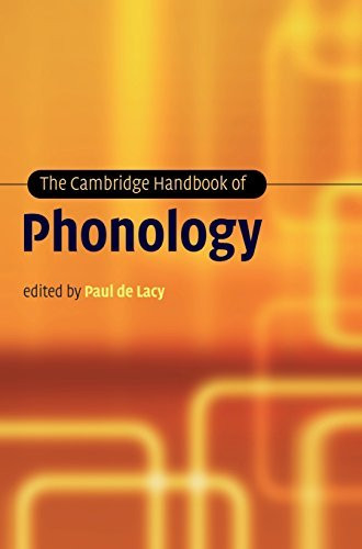 Cambridge Handbook Of Phonology