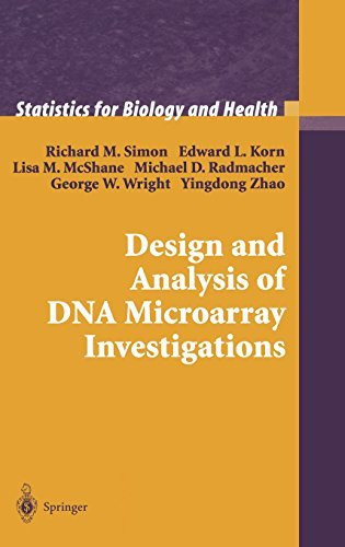 Design And Analysis Of Dna Microarray Investigations