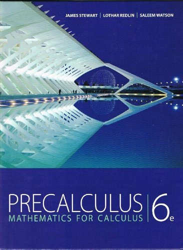 Precalculus Mathematics For Calculus