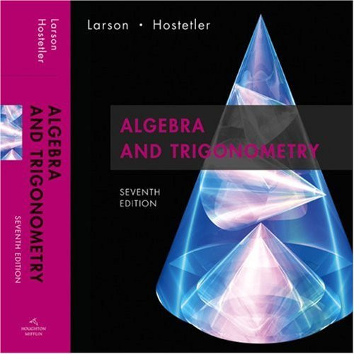 Algebra And Trigonometry