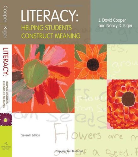 Literacy Helping Children Construct Meaning