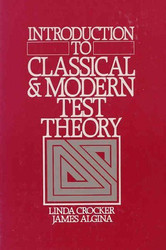 Introduction To Classical And Modern Test Theory