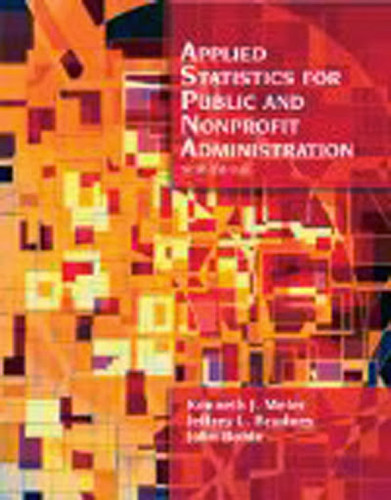 Applied Statistics For Public And Nonprofit Administration