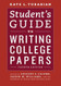 Student's Guide To Writing College Papers