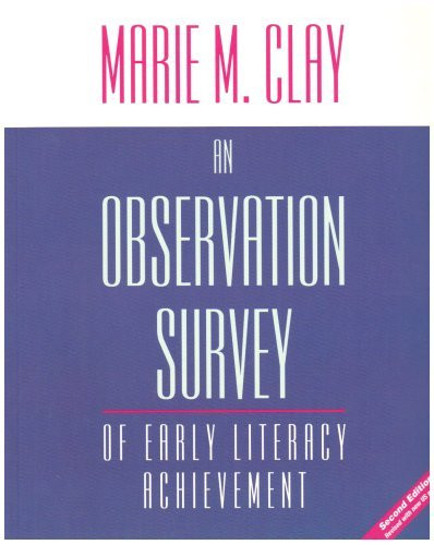 Observation Survey Of Early Literacy Achievement