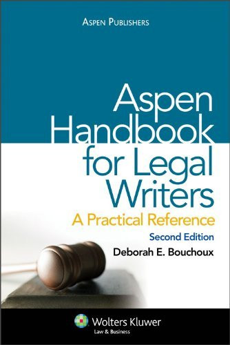 Aspen Handbook For Legal Writers Aspen Handbook For Legal Writers