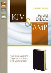 Kjv And Amp Parallel Bible Large Print