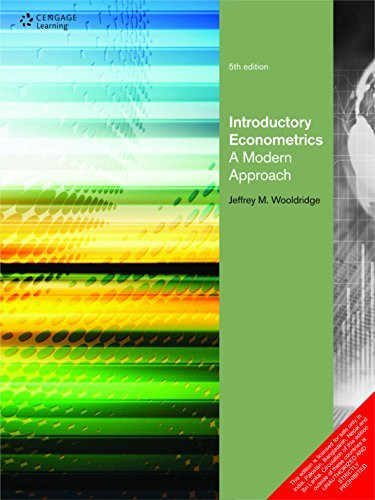 Introductory Econometrics A Modern Approach by Jeffrey Wooldridge