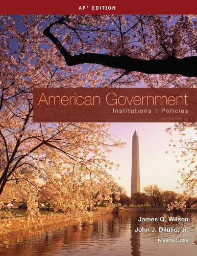 American Government Institutions and Policies AP Edition
