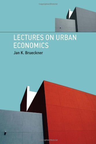 Lectures On Urban Economics