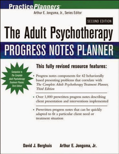 Adult Psychotherapy Progress Notes Planner