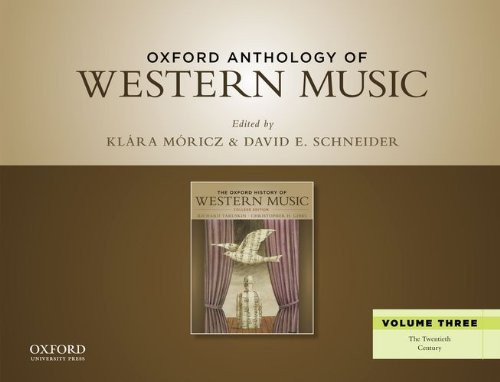 Oxford Anthology Of Western Music Volume 3