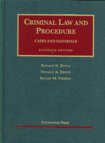 Criminal Law And Procedure