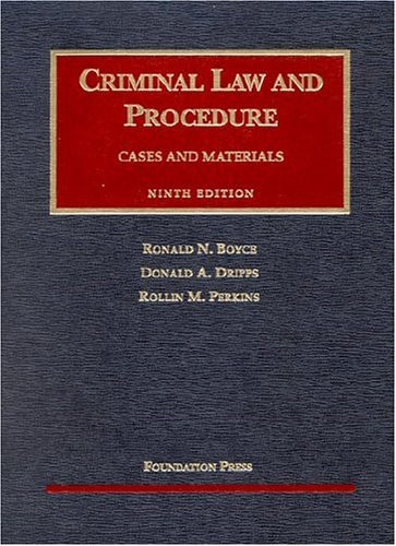 Criminal Law and Procedure