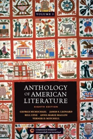 Anthology Of American Literature Volume 1