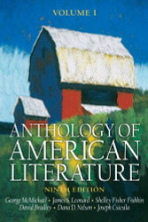 Anthology Of American Literature Volume 1