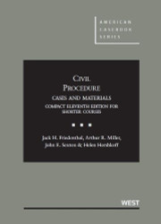 Civil Procedure Cases And Materials Compact Edition