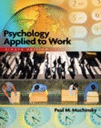 Psychology Applied To Work