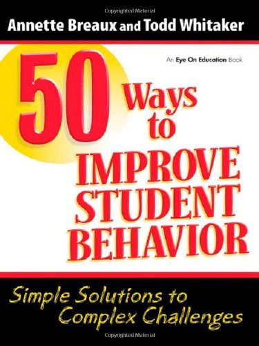 50 Ways To Improve Student Behavior