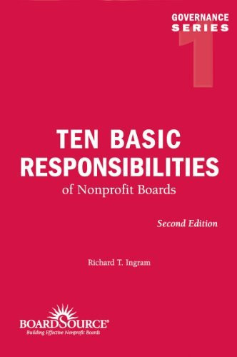 Ten Basic Responsibilities Of Nonprofit Boards