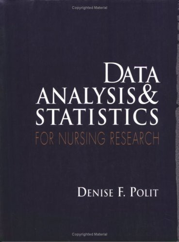 Statistics And Data Analysis For Nursing Research