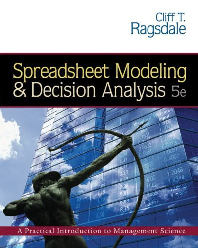 Spreadsheet Modeling And Decision Analysis