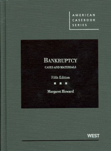 Cases And Materials On Bankruptcy