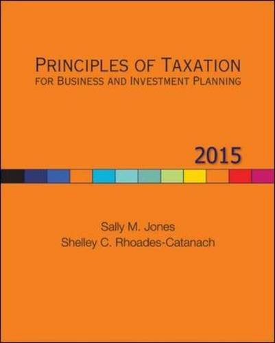 Principles Of Taxation For Business And Investment Planning