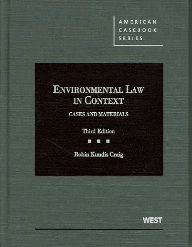Environmental Law In Context