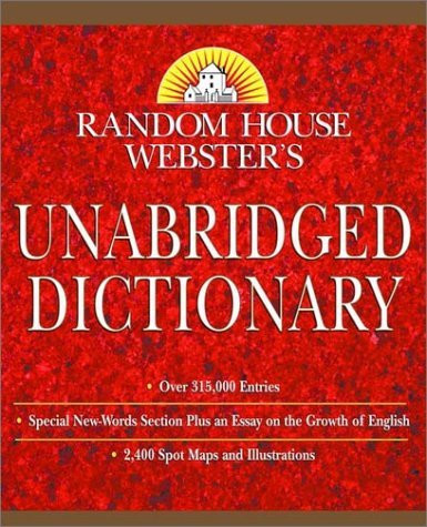 Random House Webster's Unabridged Dictionary