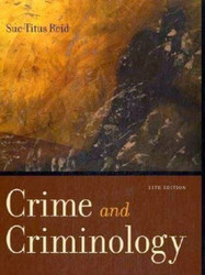 Crime And Criminology