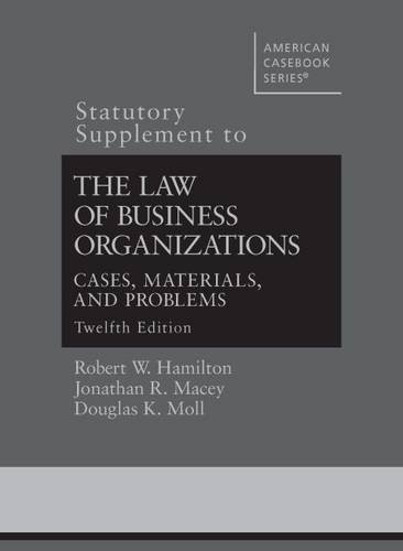 Law Of Business Organizations