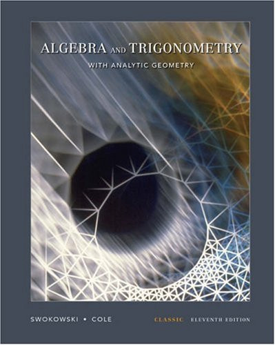 Algebra And Trigonometry With Analytic Geometry