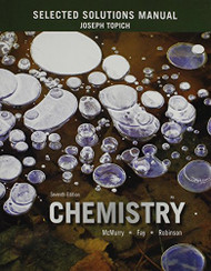 Selected Solutions Manual For Chemistry