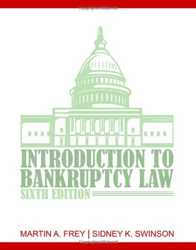 Introduction To Bankruptcy Law
